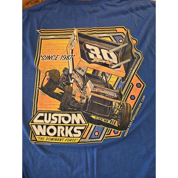 Custom Works The Dominant Force Tshirt Mens‎ Guildan 2xl Race Car Tshirt 2018 - Picture 1 of 8